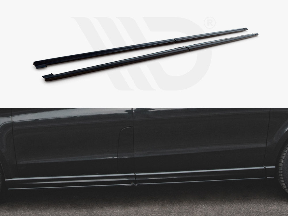 Side Skirts Diffusers Mercedes V-Class Long AMG Line W447 Facelift