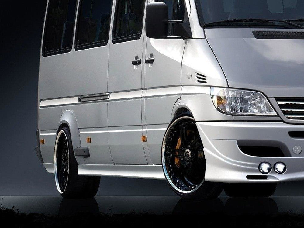 Side Skirts Mercedes Sprinter I FL / VW LT 96-06 - Different Sizes (4 Elements). This Side Skirts Fits Twin Wheels Version.