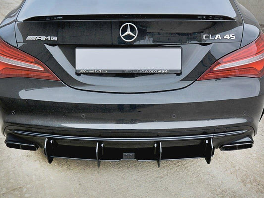 Rear Diffuser V.2 Mercedes CLA A45 AMG C117 Facelift (2017-UP)