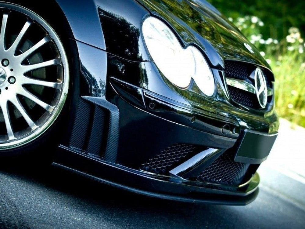 Front Splitter Mercedes CLK W209 Black (SL Black Series Look)