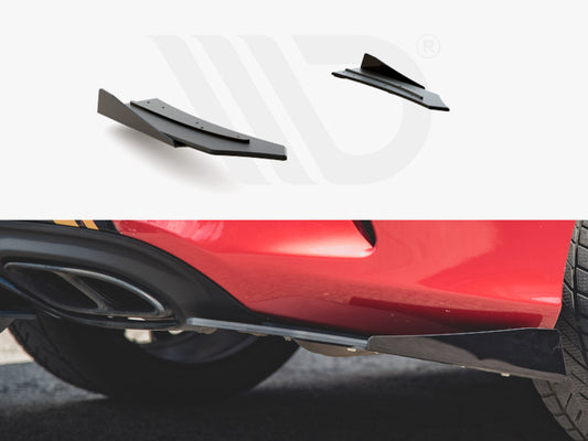 Street PRO Rear Side Splitters + Flaps Mercedes - AMG C43 Coupe C205