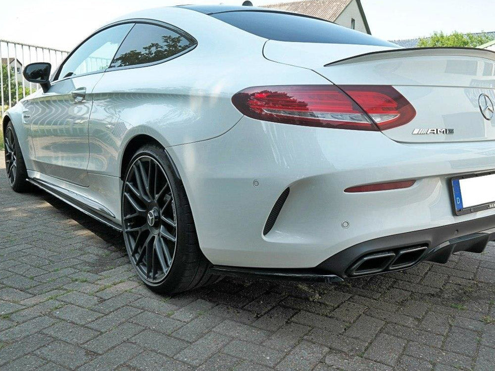 Rear Side Splitters Mercedes C 205 63 AMG Coupe (2016-2018)