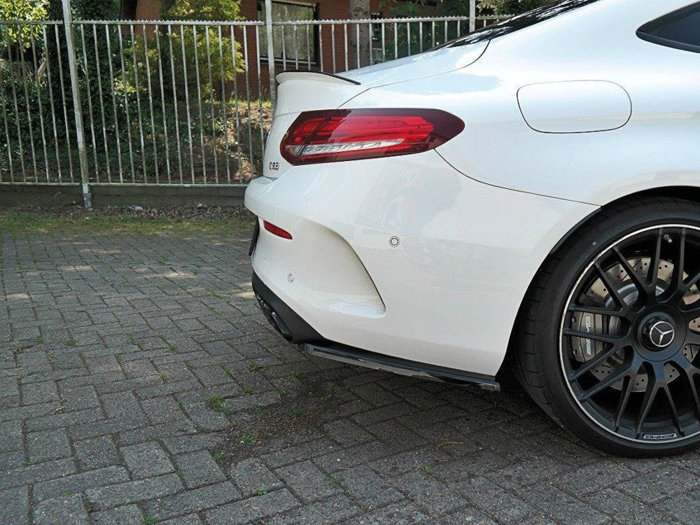 Rear Side Splitters Mercedes C 205 63 AMG Coupe (2016-2018)