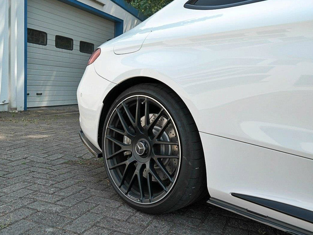 Rear Side Splitters Mercedes C 205 63 AMG Coupe (2016-2018)