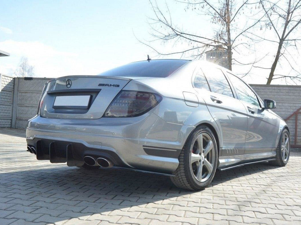 Rear Diffuser V.1 Mercedes C W204 Amg-line (Facelift)