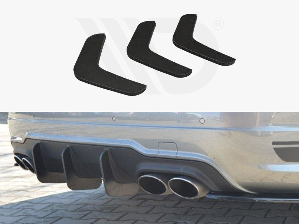 Rear Diffuser V.2 Mercedes C W204 Amg-line (Facelift) (2011-2014)