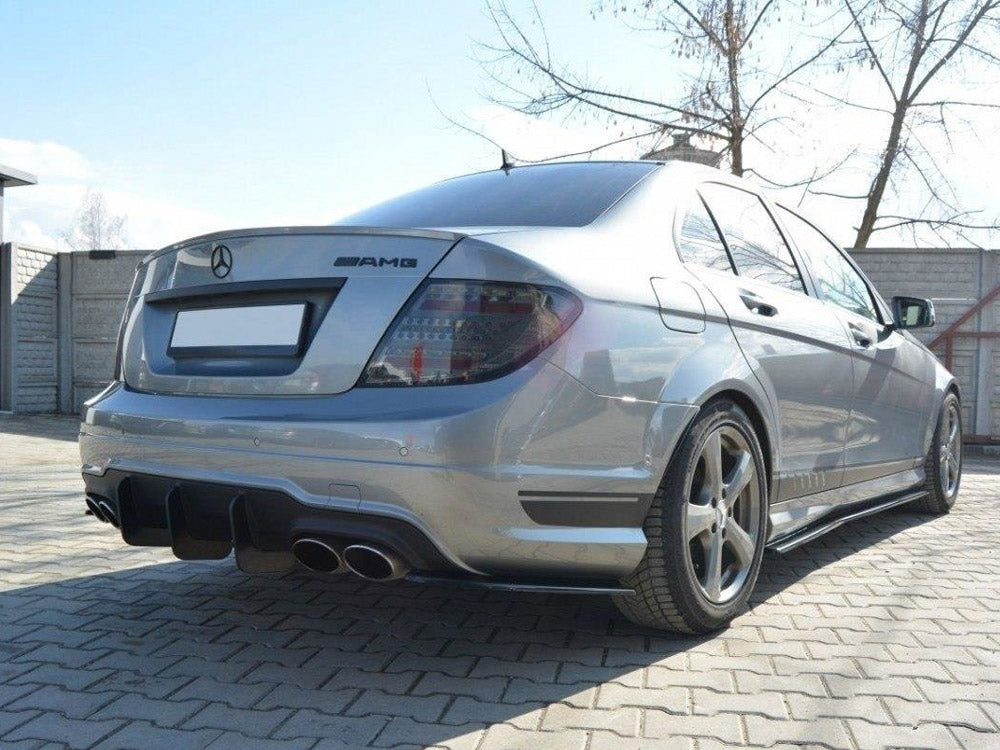 Rear Diffuser V.2 Mercedes C W204 Amg-line (Facelift) (2011-2014)