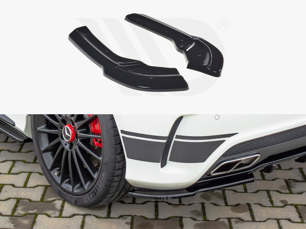 Rear Side Splitters Mercedes A45 AMG W176 (2013-2015)