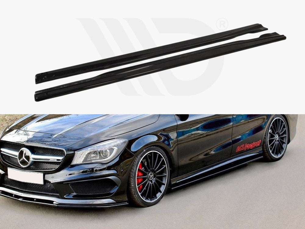 Side Skirts Diffusers Mercedes CLA 45 AMG C117/A45 AMG W176 (Preface)