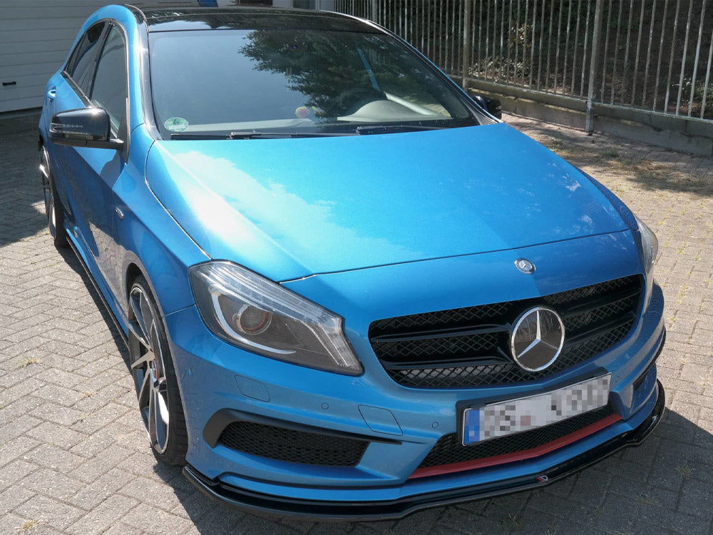 Front Splitter Mercedes A-Class W176 AMG-Line Pre-Facelift (2013-2015)