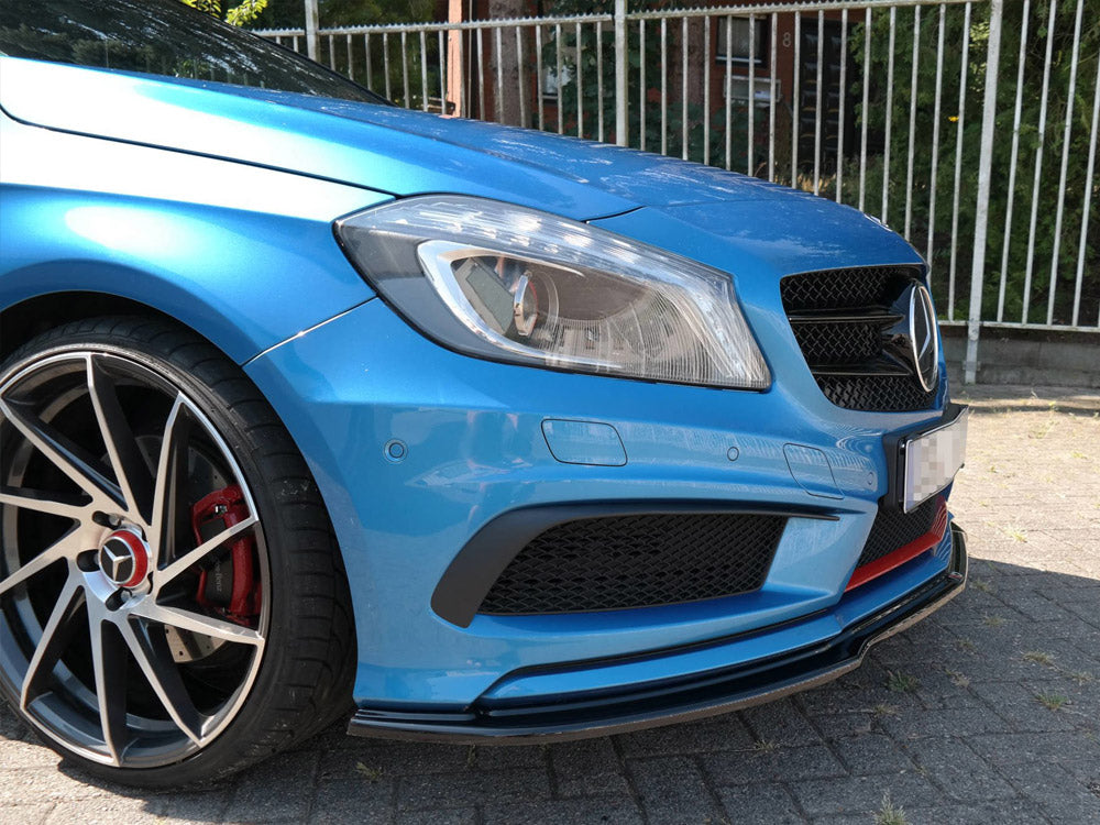 Front Splitter Mercedes A-Class W176 AMG-Line Pre-Facelift (2013-2015)