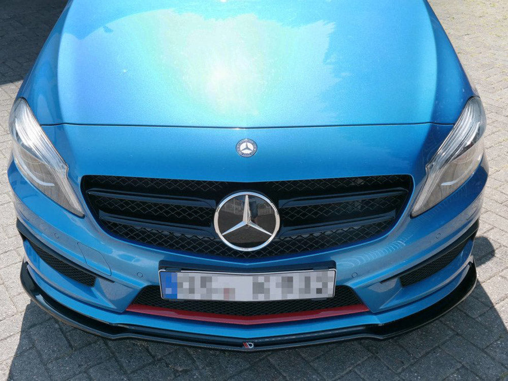 Front Splitter Mercedes A-Class W176 AMG-Line Pre-Facelift (2013-2015)