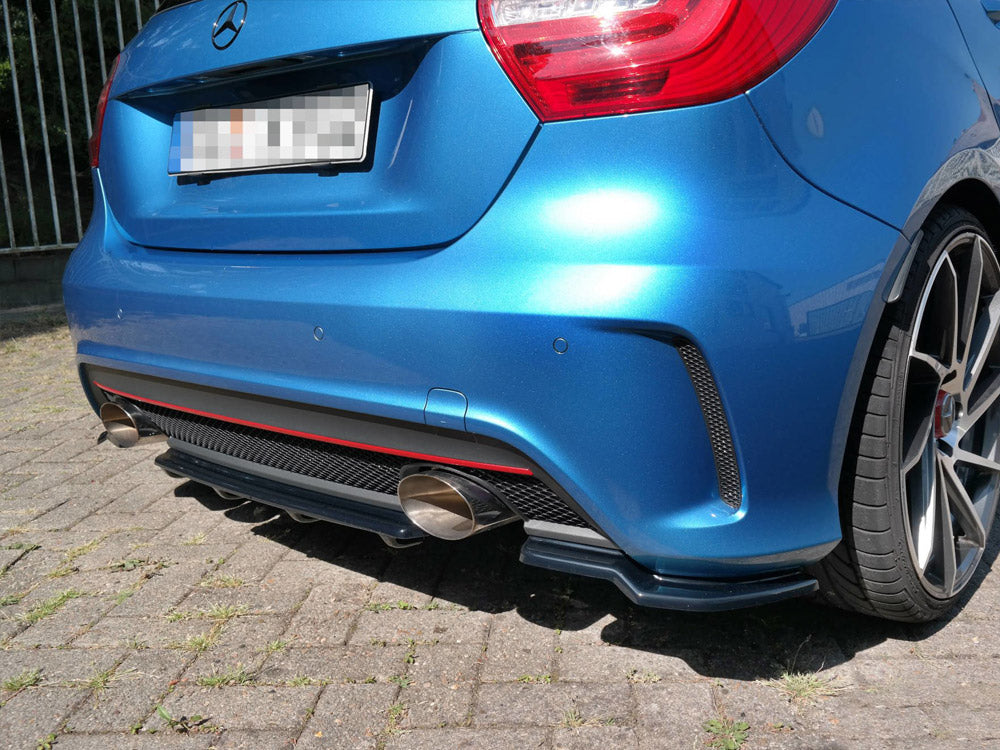 Rear Side Splitters Mercedes A-class W176 Amg-line Pre-facelift (2013-2015)