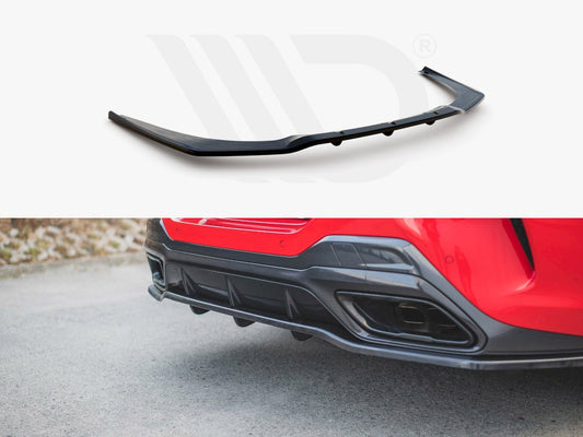 Central Rear Splitter (Vertical Bars) BMW 8 Coupe M-Pack G15