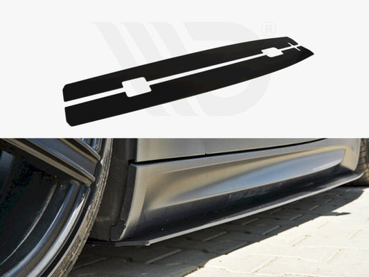 Racing Side Skirts Diffusers Bmw M3 E92 / E93 (Preface Model)