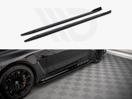 Side Skirts Diffusers V.1 Bmw M4 G82 (2021-)