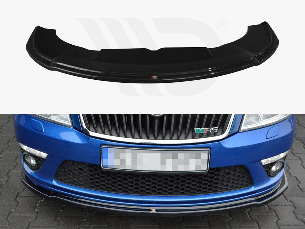 Front Splitter V.2 Skoda Octavia MK2 VRS Facelift  (2008-2013)