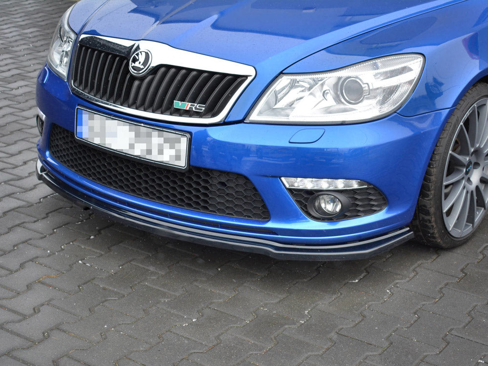 Front Splitter V.2 Skoda Octavia MK2 VRS Facelift  (2008-2013)