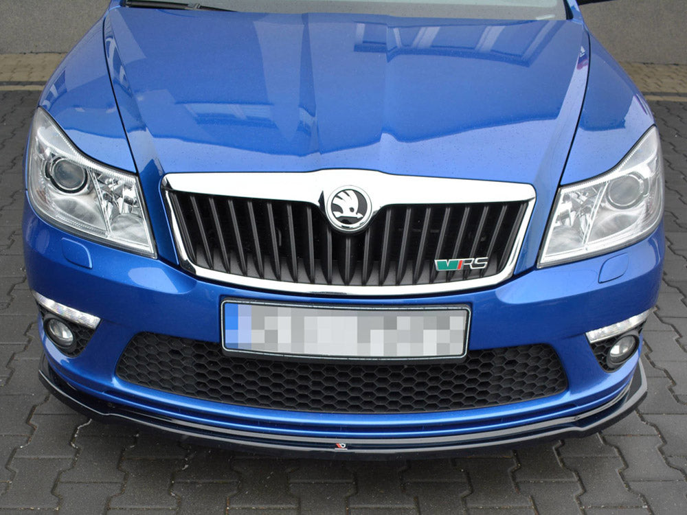 Front Splitter V.2 Skoda Octavia MK2 VRS Facelift  (2008-2013)