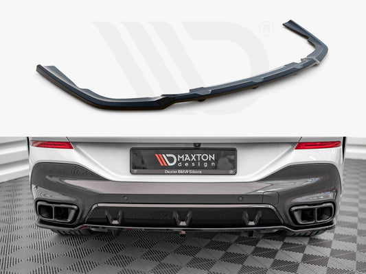 Central Rear Splitter (Vertical Bars) V.1 BMW X6 M-Pack G06