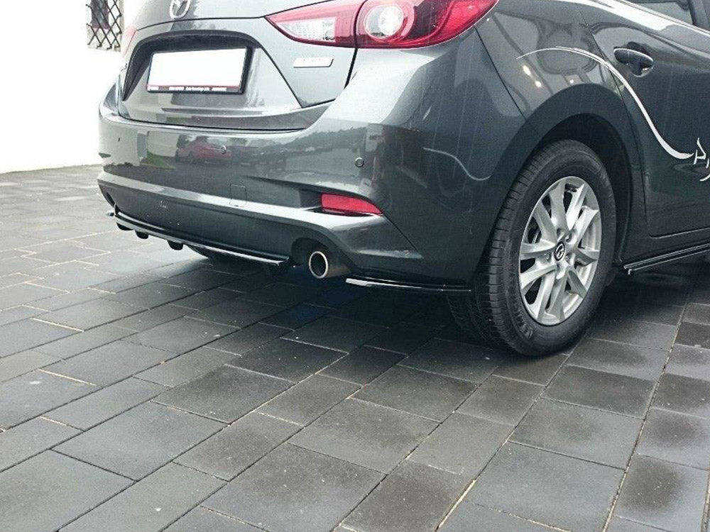 Rear Side Splitters Mazda 3 Mk3 Facelift