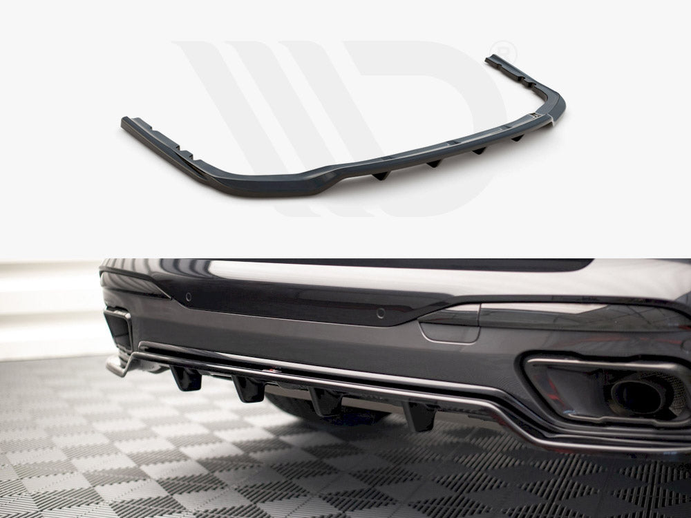 Central Rear Splitter (Vertical Bars) BMW X7 M G07