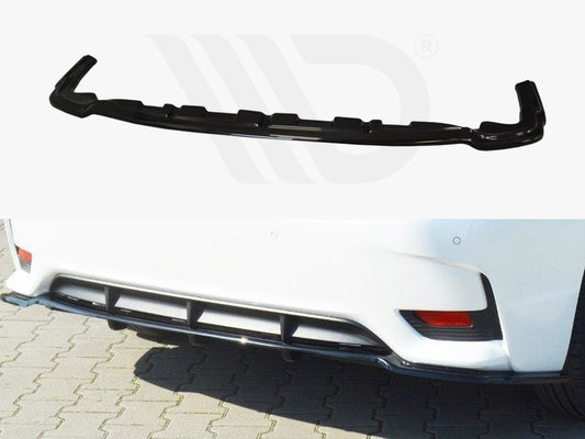 Central Rear Splitter (Vertical Bars) Lexus CT Mk1 Facelift