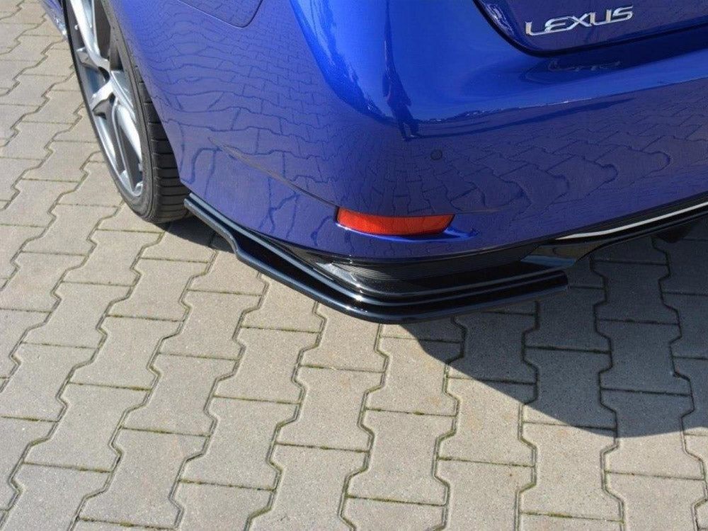 Rear Side Splitters Lexus GS Mk4 Facelift H