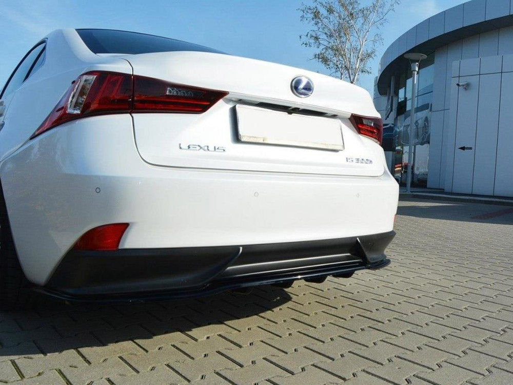 Central Rear Splitter (Vertical Bars) Lexus IS 300H Mk3