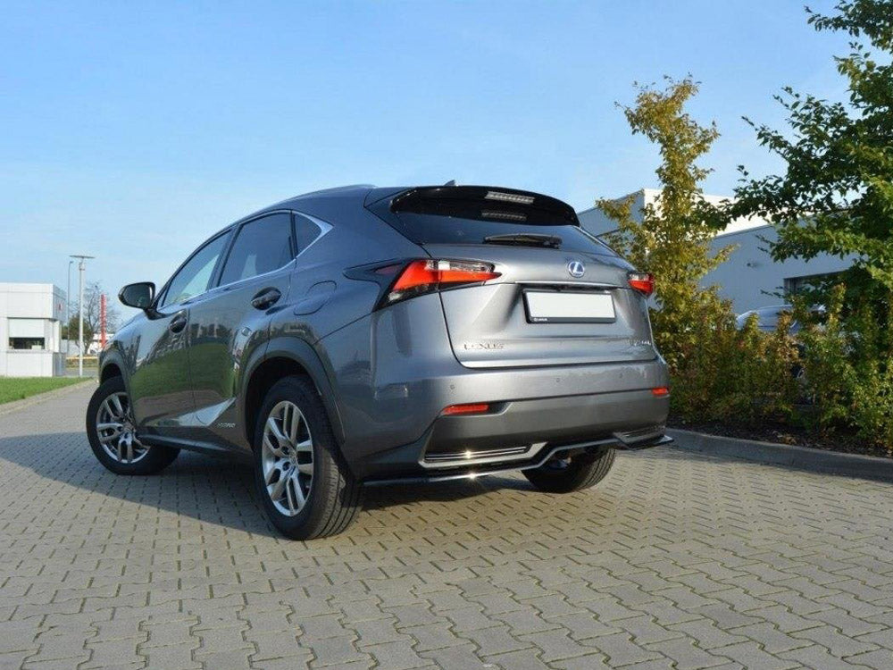 Central Rear Splitter Lexus NX MK1 H (With Vertical Bars) (2014-2017)