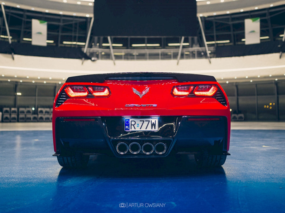 Rear Side Splitters V.1 Chevrolet Corvette C7