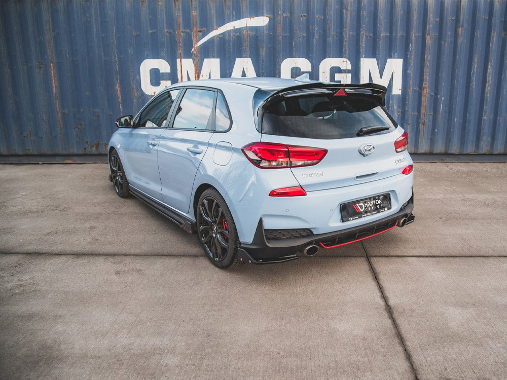 Rear Side Splitters V.6 + Flaps Hyundai I30 N Mk3 Hatchback