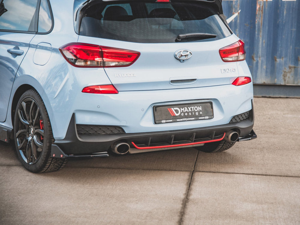 Rear Side Splitters V.6 + Flaps Hyundai I30 N Mk3 Hatchback