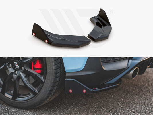 Rear Side Splitters V.7 + Flaps Hyundai I30 N Mk3 Hatchback