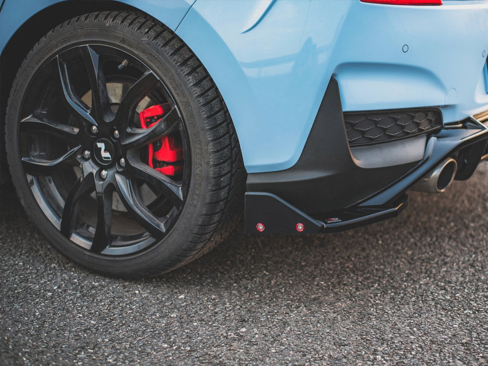 Rear Side Splitters V.7 + Flaps Hyundai I30 N Mk3 Hatchback