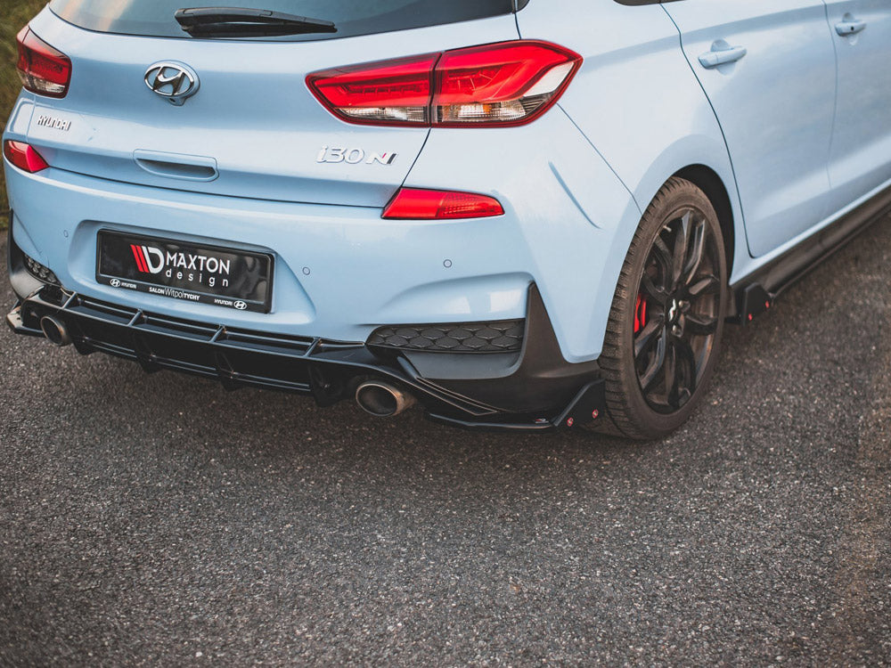 Rear Side Splitters V.7 + Flaps Hyundai I30 N Mk3 Hatchback