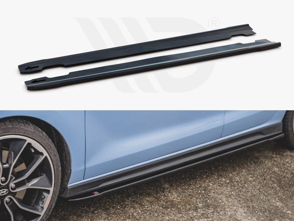 Side Skirts Diffusers V.4 Hyundai I30 N MK3 / MK3 FL Hatchback/ Fastback (2017-)