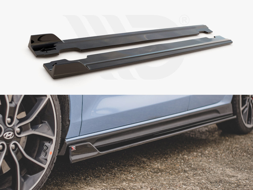 Side Skirts Diffusers V.5 Hyundai I30 N MK3 / MK3 FL Hatchback/ Fastback (2017-)