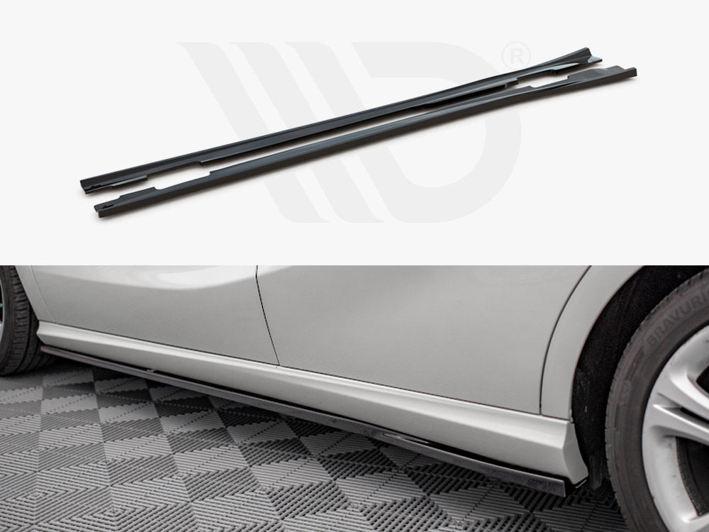 Side Skirts Diffusers V.2 Mercedes A W176 (2012-2015)