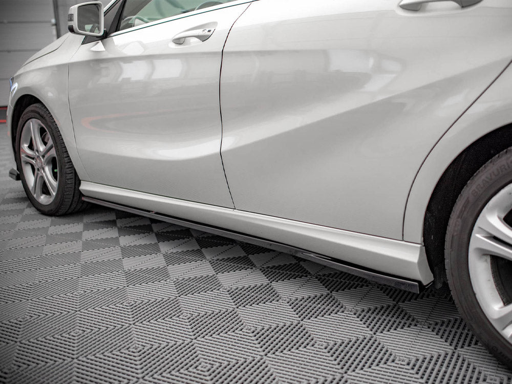 Side Skirts Diffusers V.2 Mercedes A W176 (2012-2015)