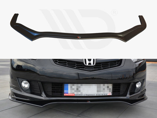 Front Splitter Honda Accord MK8 Type-s (Cu-series) Pre-facelift Sedan (2009-2011)