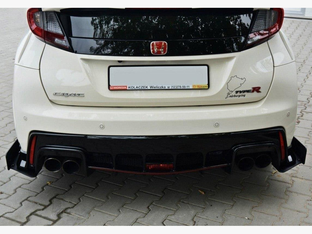 Racing Rear Side Splitters Honda Civic IX Type R (2015-2017)