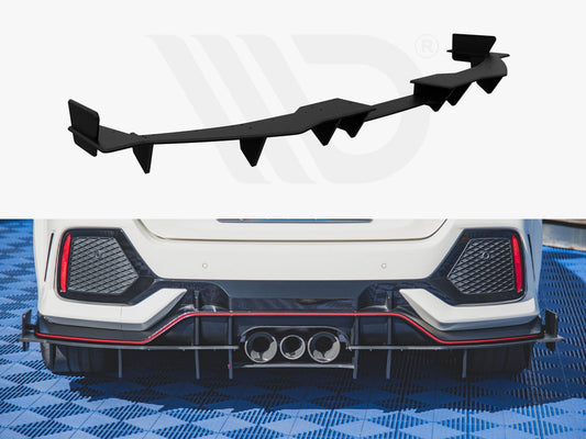 Street PRO Rear Diffuser Honda Civic X Type R