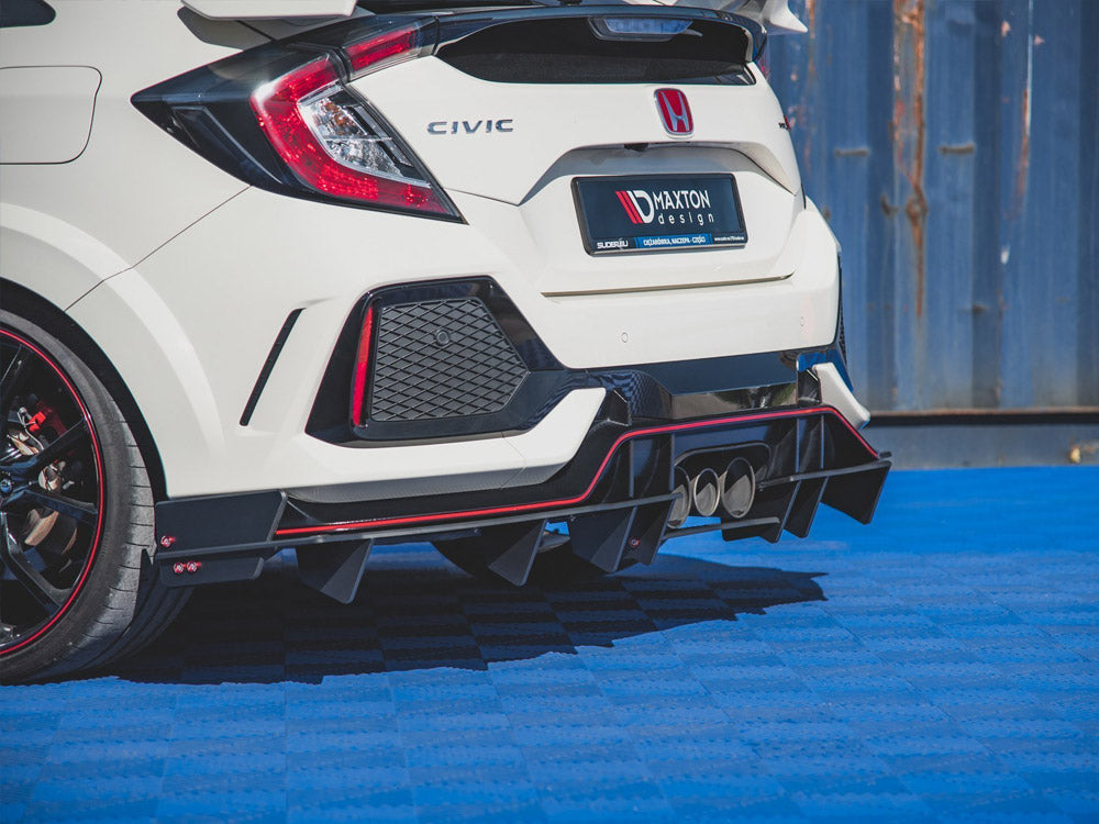 Street PRO Rear Diffuser Honda Civic X Type R