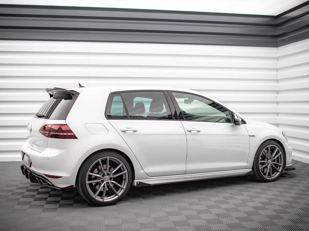 Street PRO Side Skirts Diffusers + Flaps VW Golf R Mk7