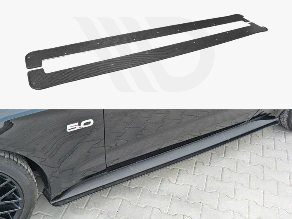 Racing Side Skirts Diffusers Ford Mustang GT Mk6