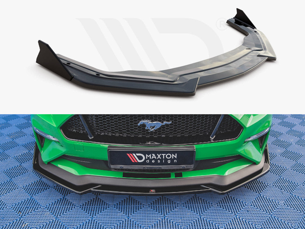 Front Splitter V.1 + Flaps Ford Mustang GT Mk6 Facelift