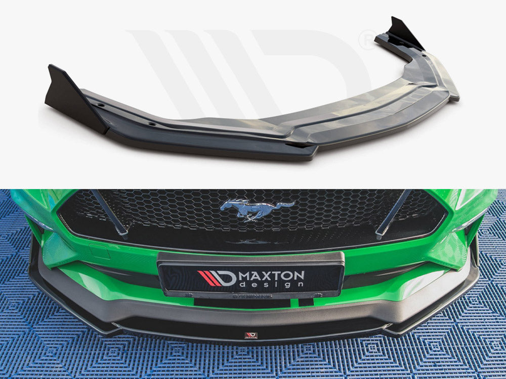 Front Splitter V.2 + Flaps Ford Mustang GT Mk6 Facelift