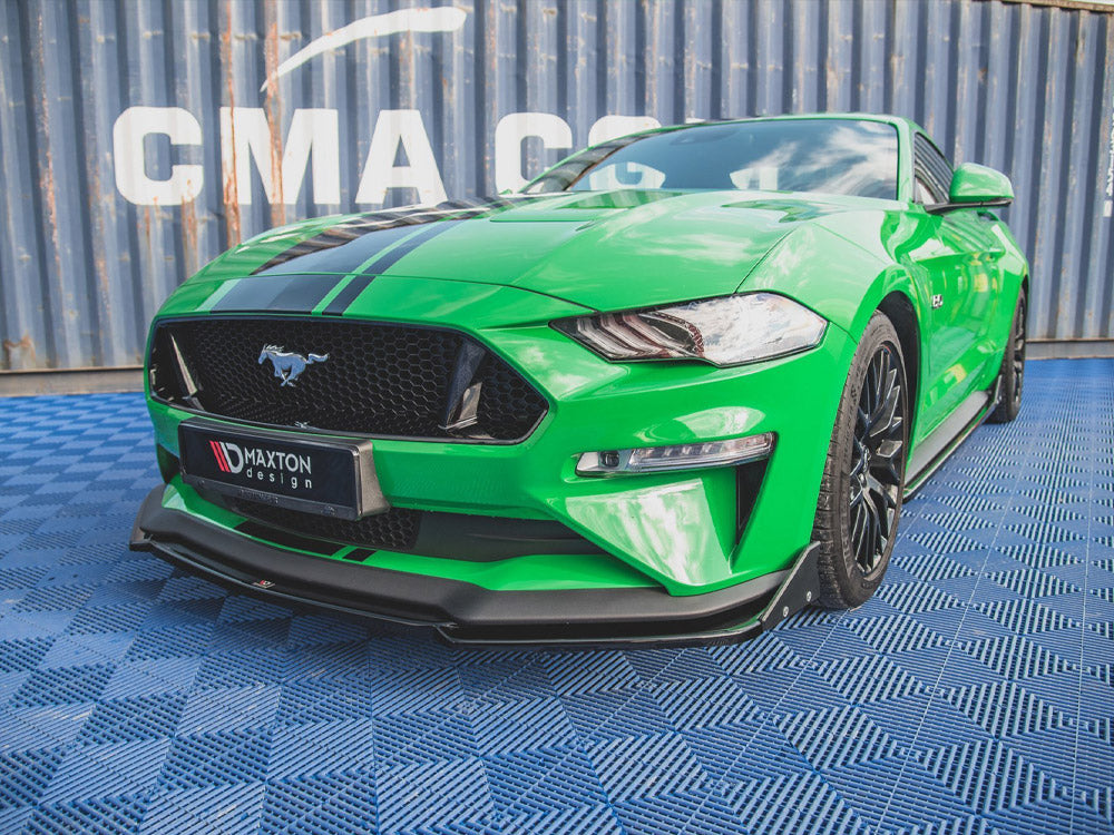 Front Splitter V.2 + Flaps Ford Mustang GT Mk6 Facelift