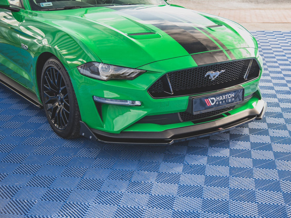 Front Splitter V.2 + Flaps Ford Mustang GT Mk6 Facelift